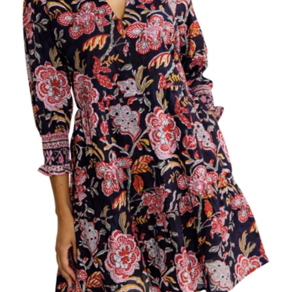 Charlee Alexis Dress in Midnight Floral Small - Picture 3 of 10